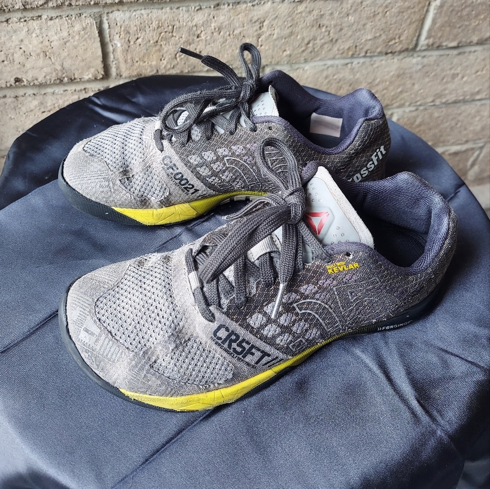 Reebok Crossfit Nano 5 Grey & Yellow Training Shoes